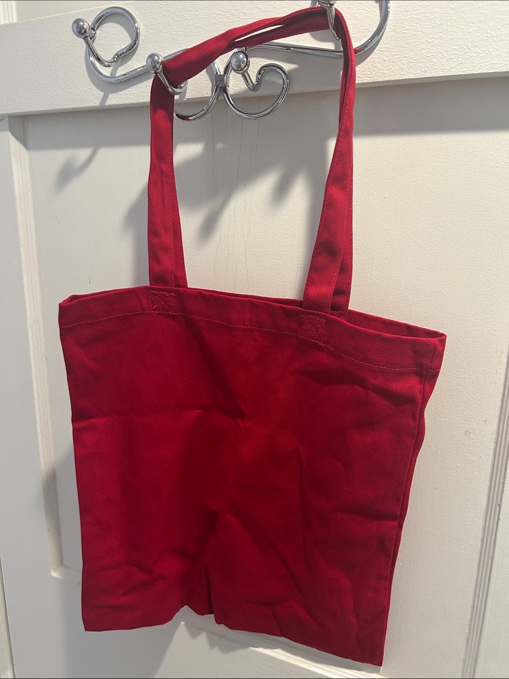 Sezane Red LOVE Canvas Tote - Picture 2 of 2